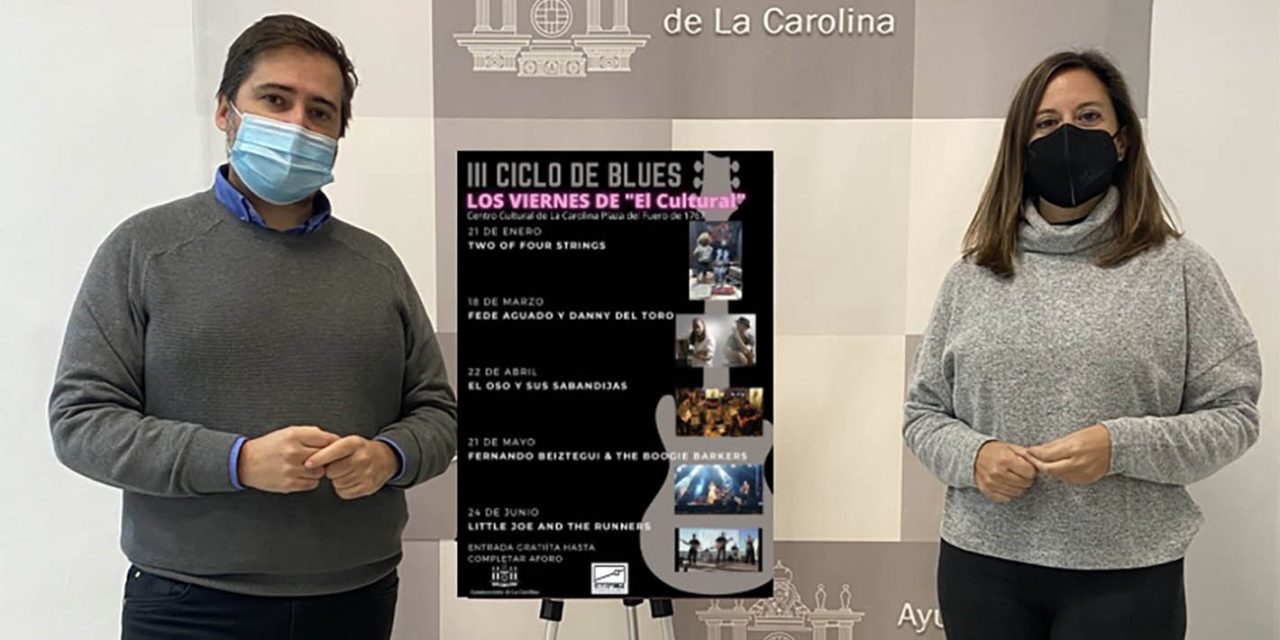 El III ciclo de blues “Los viernes de El Cultural” llega a La Carolina con su propuesta más ecléctica