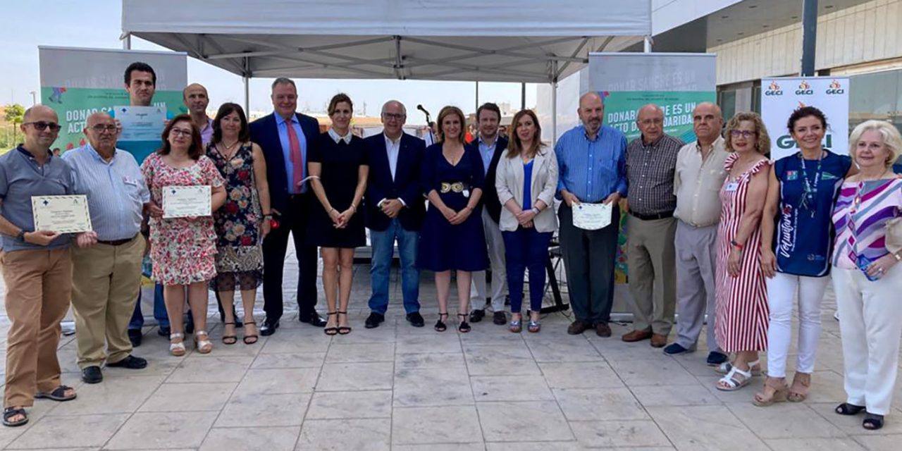 El Centro de Transfusión rinde homenaje a los grandes donantes de sangre de la provincia