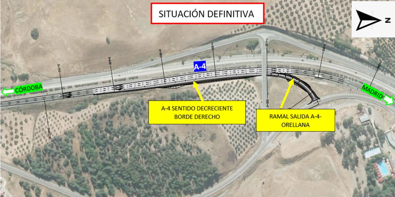 Mitma formaliza las obras de modificación del enlace del punto kilométrico 265 de la A-4, en La Carolina